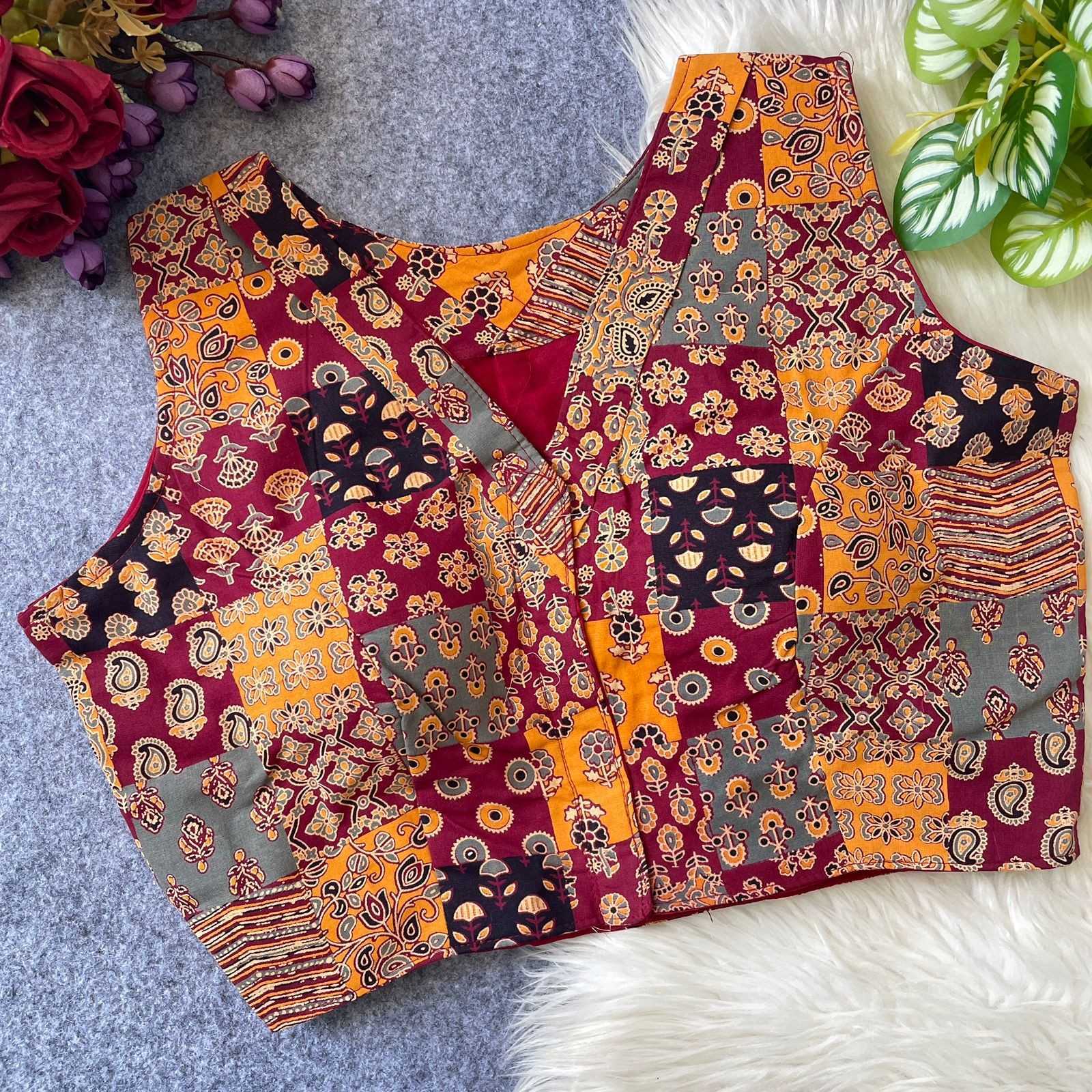 Keevaa Exporter  Pure Silk V-Neck Blouses - YNF Online
