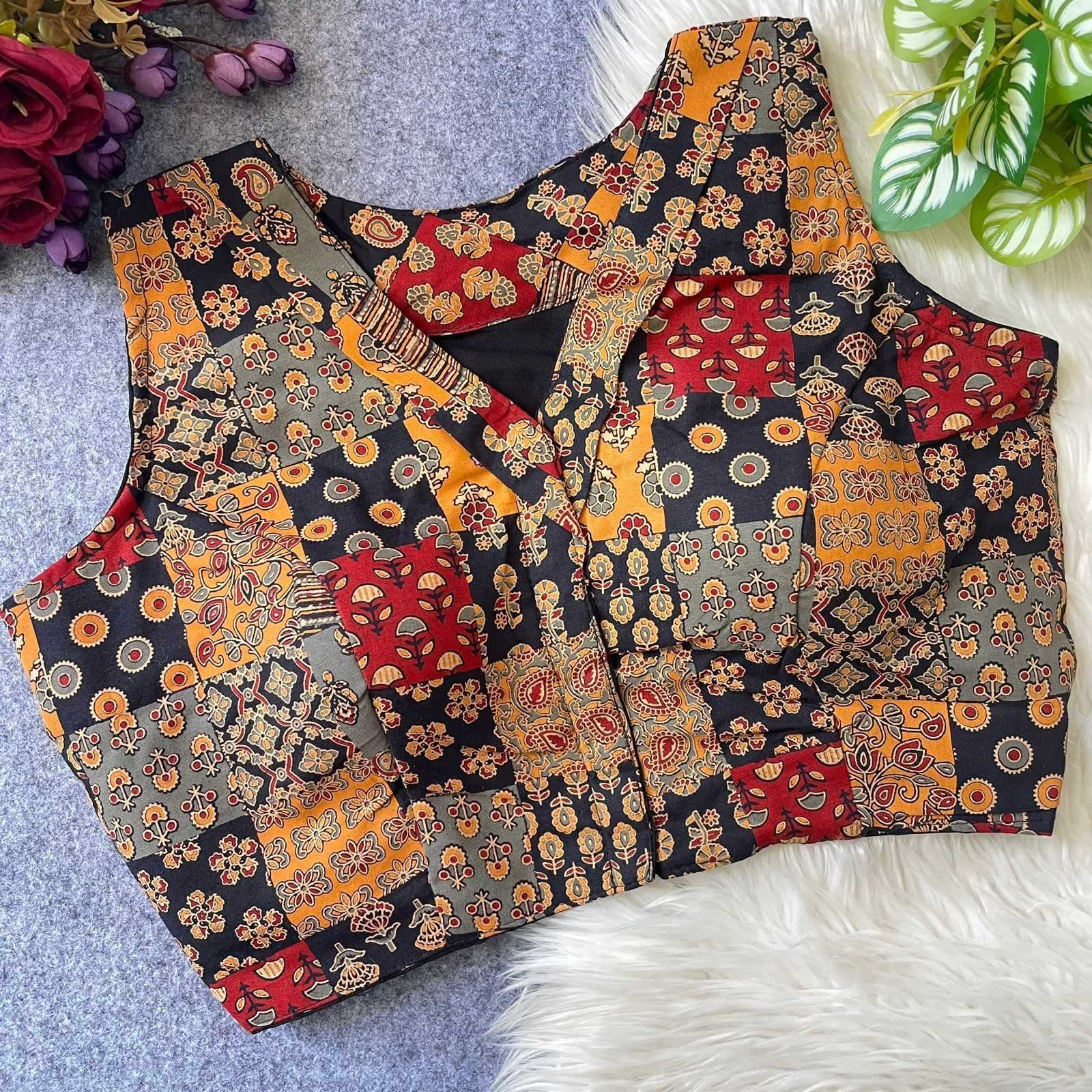 Keevaa Exporter  Pure Silk V-Neck Blouses - YNF Online