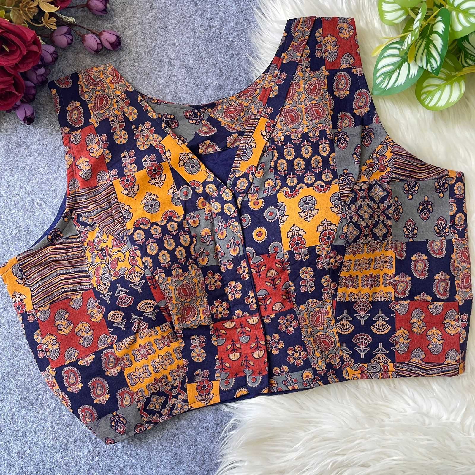 Keevaa Exporter  Pure Silk V-Neck Blouses - YNF Online