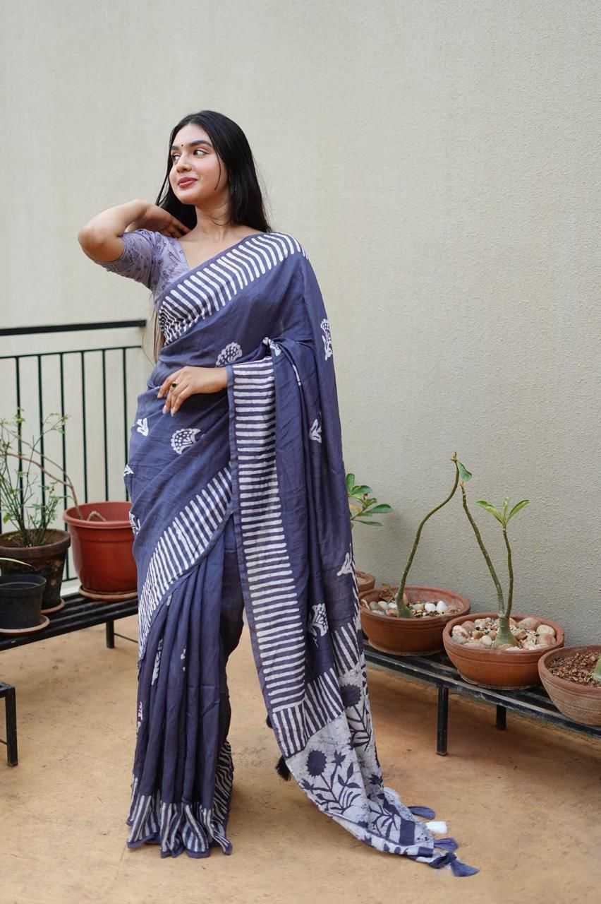 YNF Wholesale Cotton Printed Sarees  | Surat Manufacturer