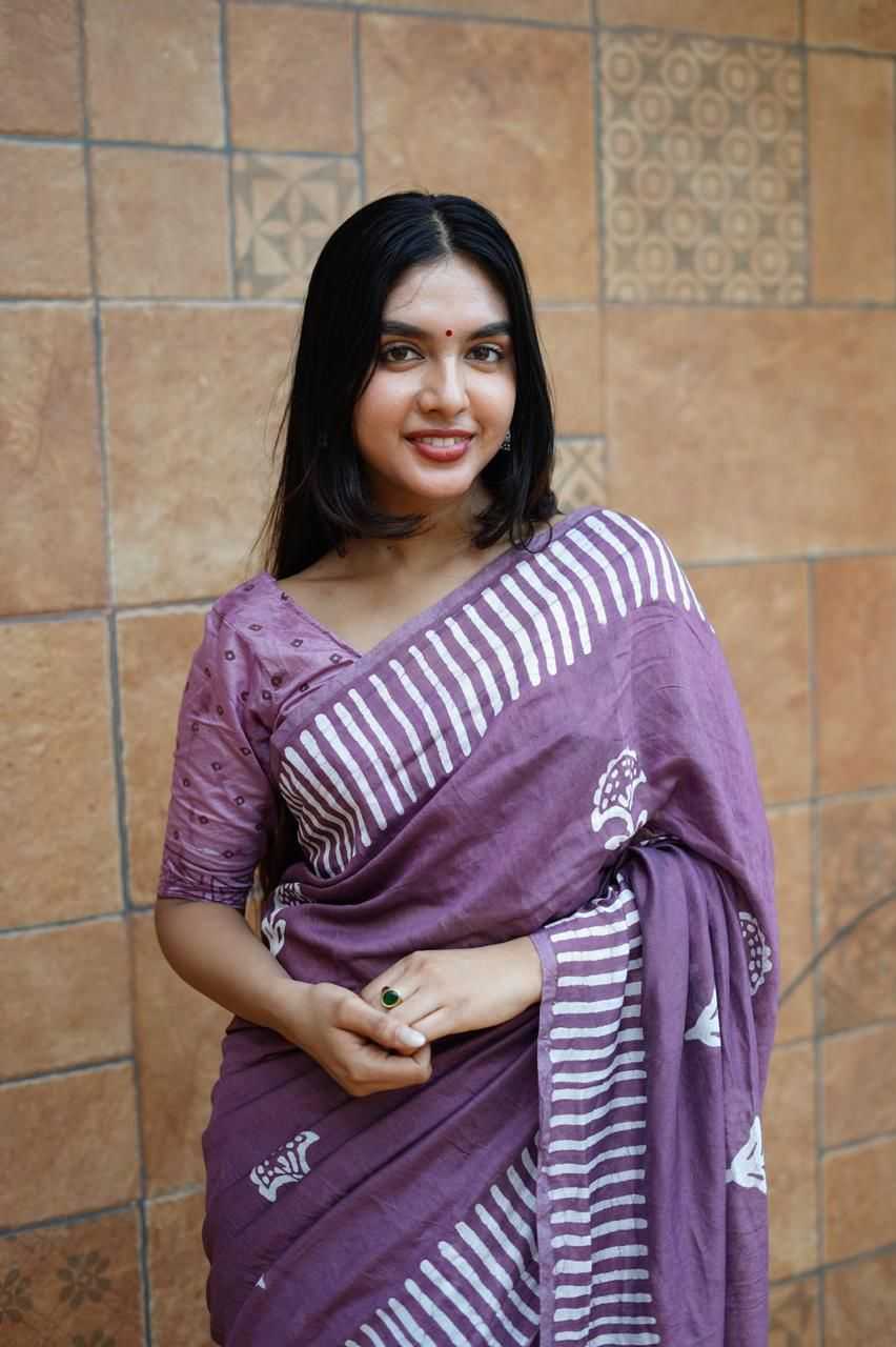 YNF Wholesale Cotton Printed Sarees  | Surat Manufacturer