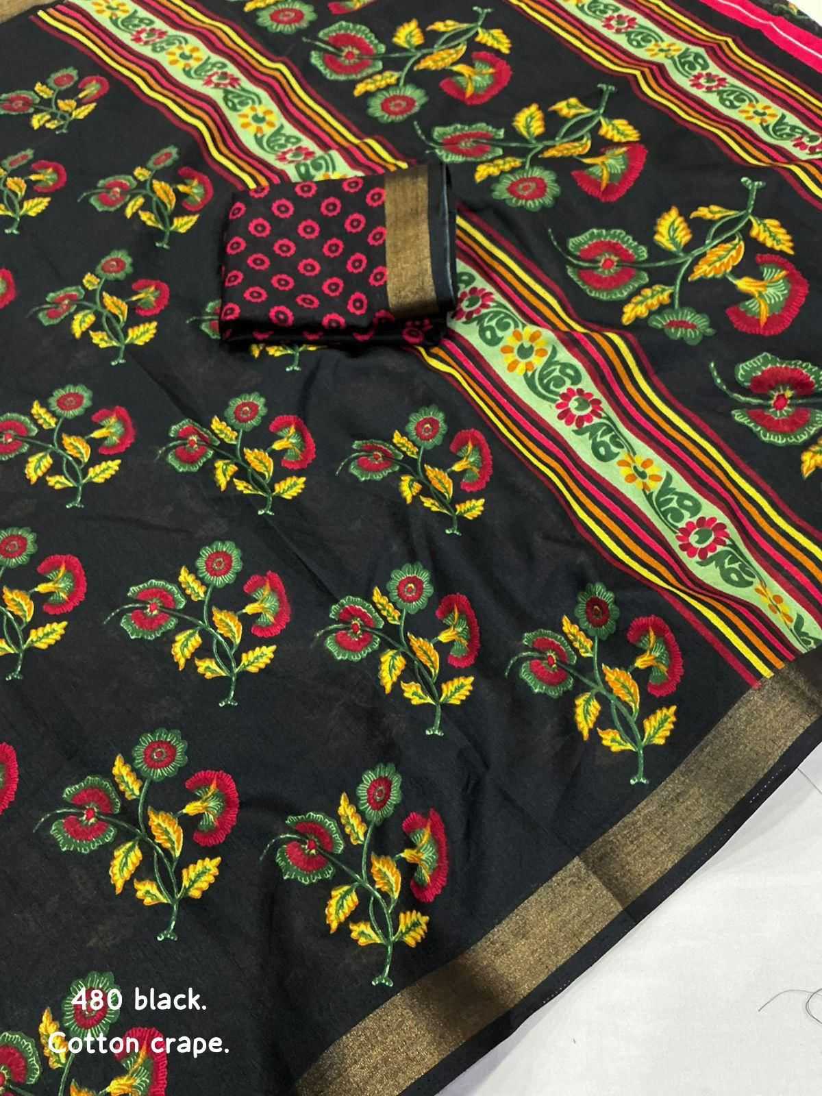 YNF Wholesale Soft Cotton Printed Sarees  | Surat Manufacturer