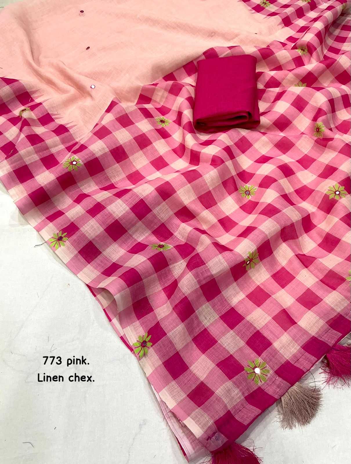 YNF Wholesale Linen Fancy Sarees  | Surat Manufacturer