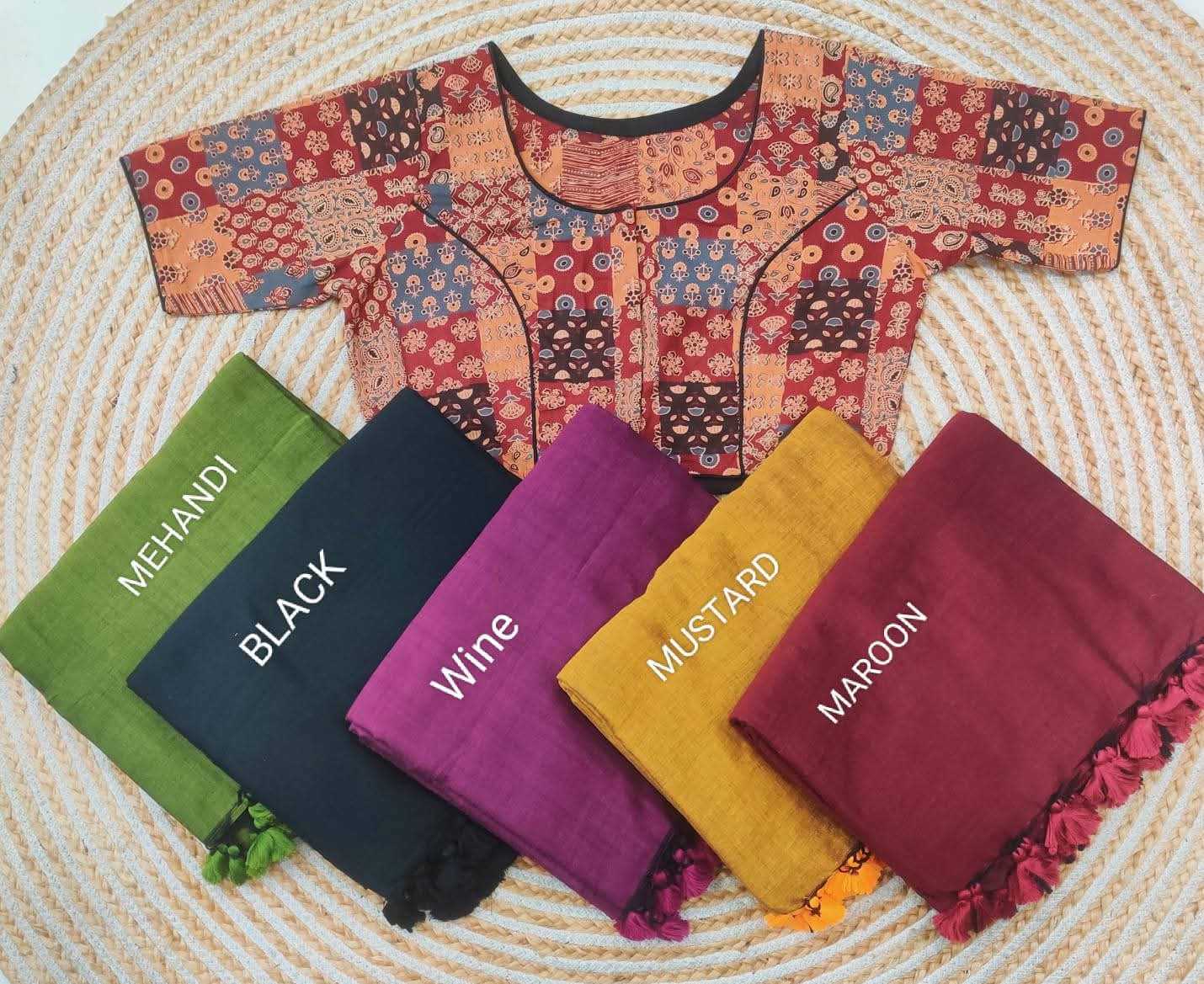 YNF Wholesale Khadi Cotton Printed Blouse  | Surat Manufacturer