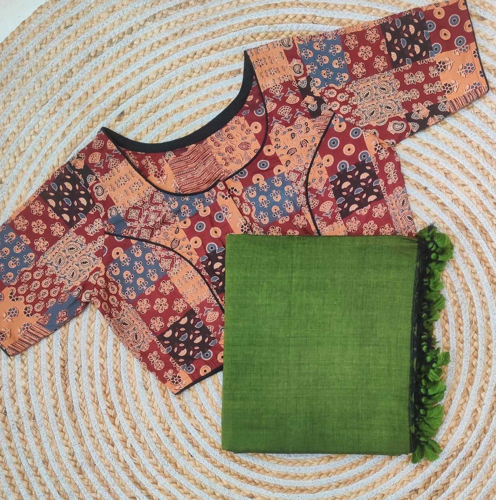 YNF Wholesale Khadi Cotton Printed Blouse  | Surat Manufacturer