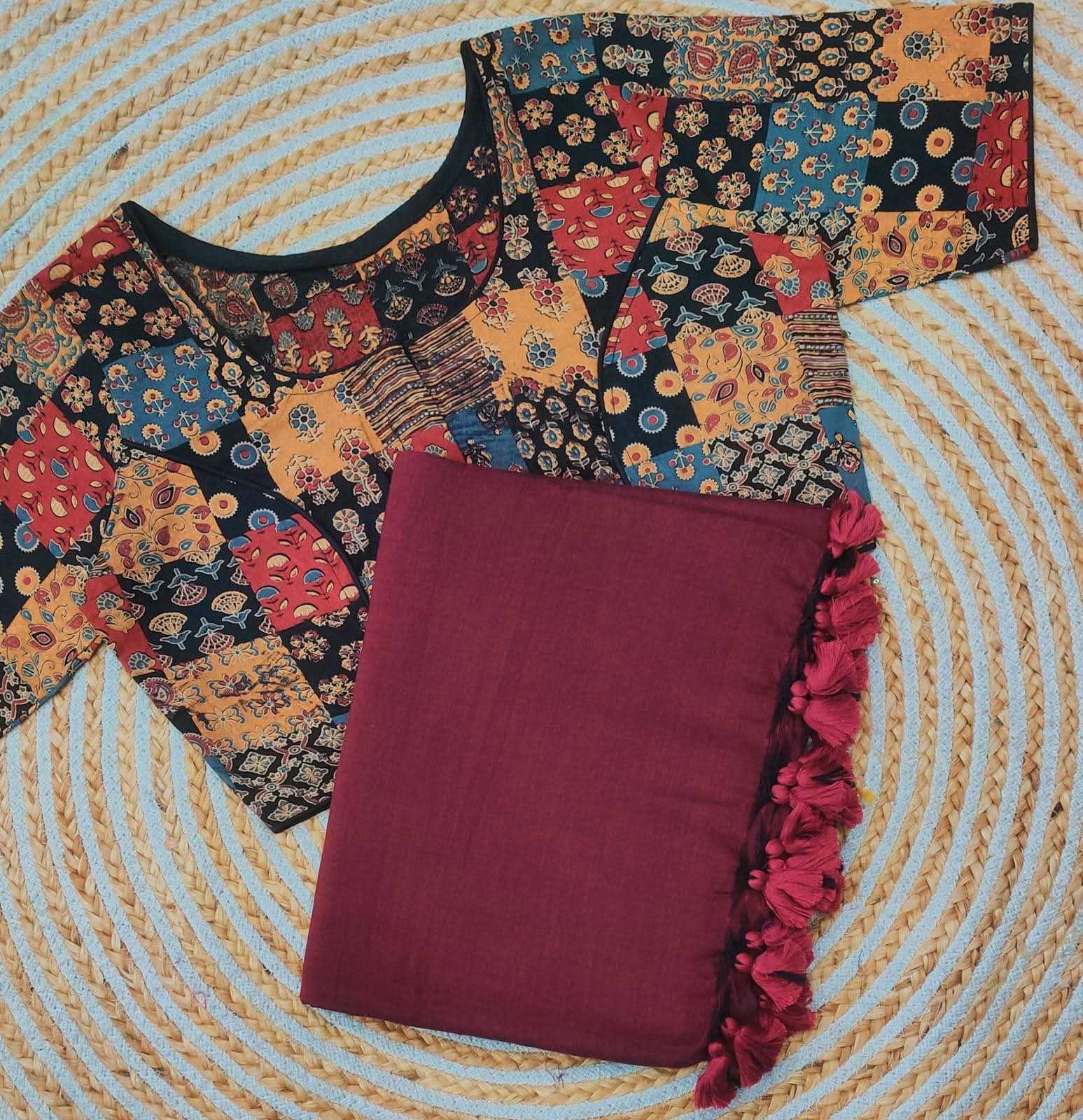 YNF Wholesale Khadi Cotton Printed Blouse  | Surat Manufacturer