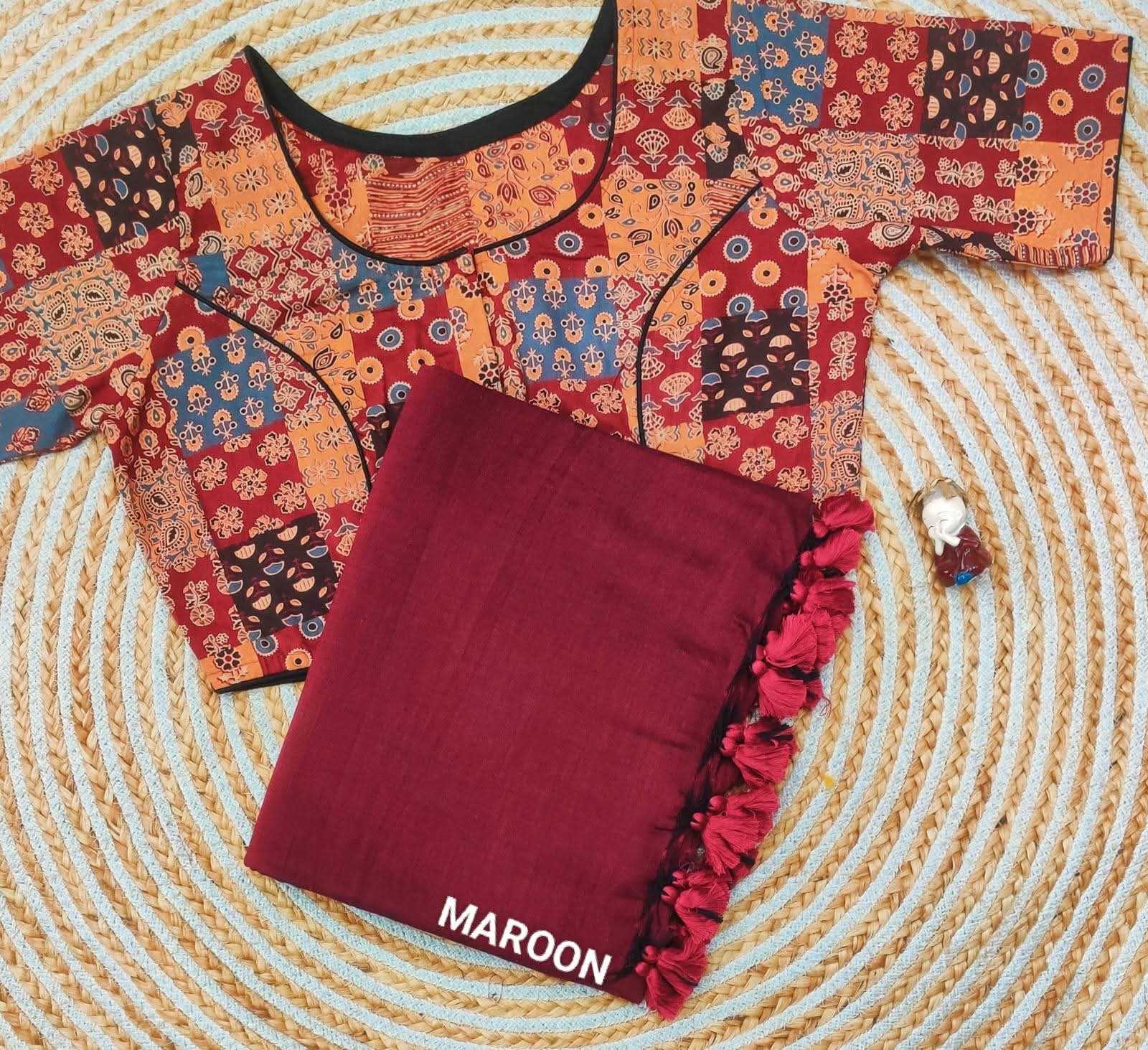YNF Wholesale Khadi Cotton Printed Blouse  | Surat Manufacturer