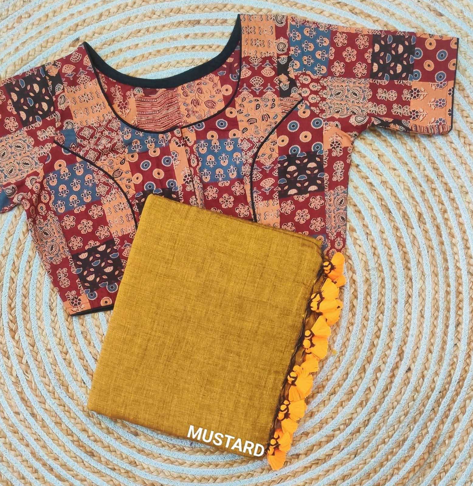 YNF Wholesale Khadi Cotton Printed Blouse  | Surat Manufacturer