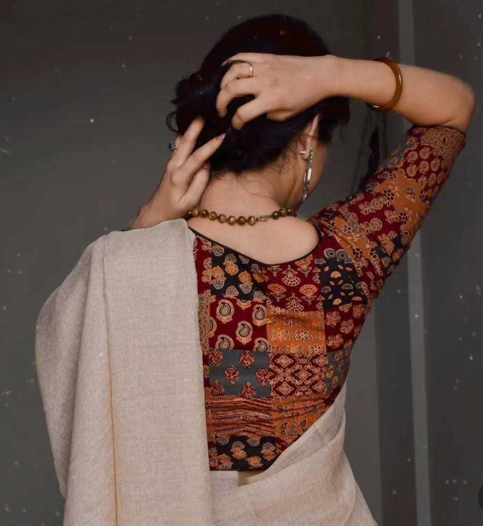 YNF Wholesale Khadi Cotton Printed Blouse  | Surat Manufacturer