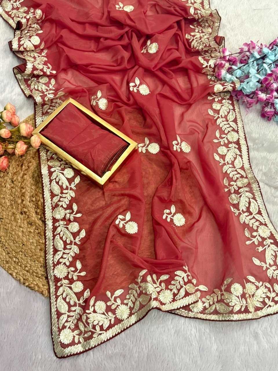 YNF Wholesale Heavy Roman Silk Party Wear Sarees  | Surat Manufacturer