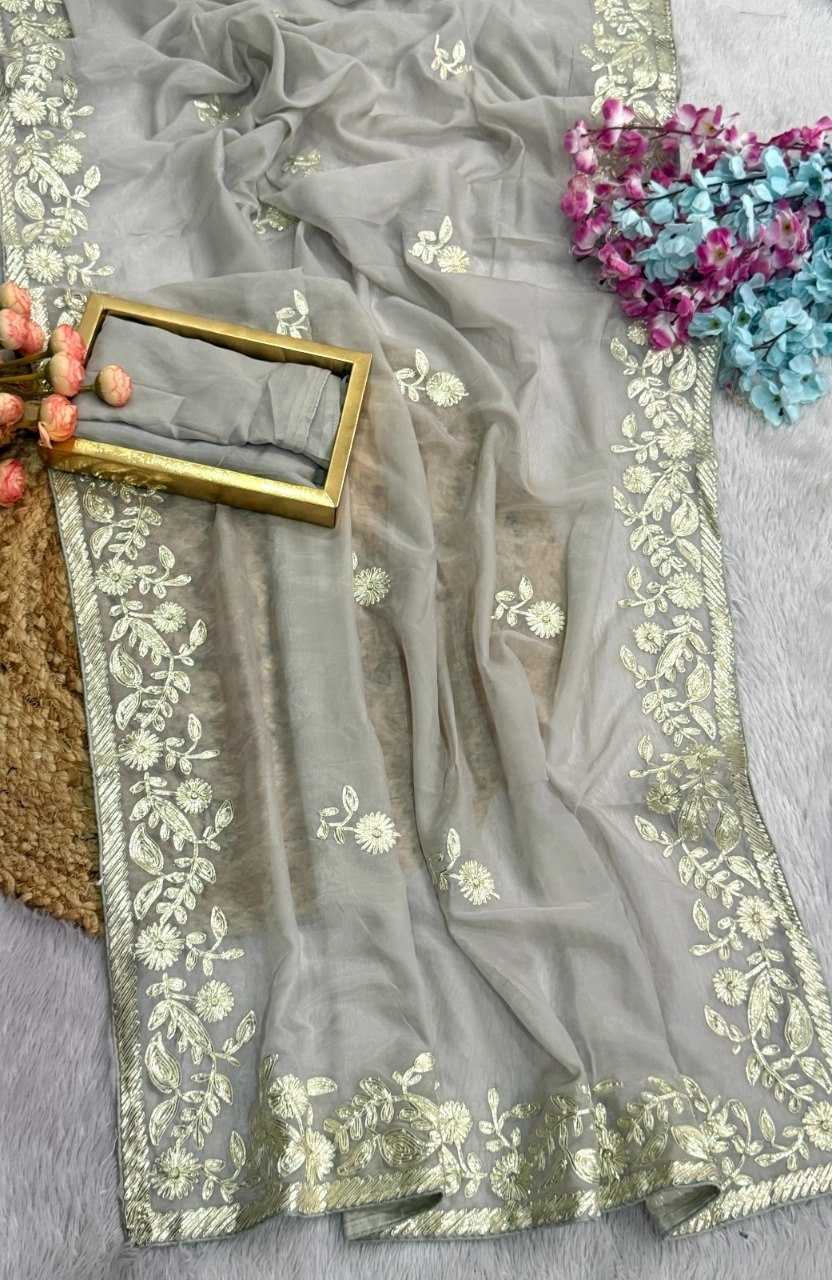 YNF Wholesale Heavy Roman Silk Party Wear Sarees  | Surat Manufacturer