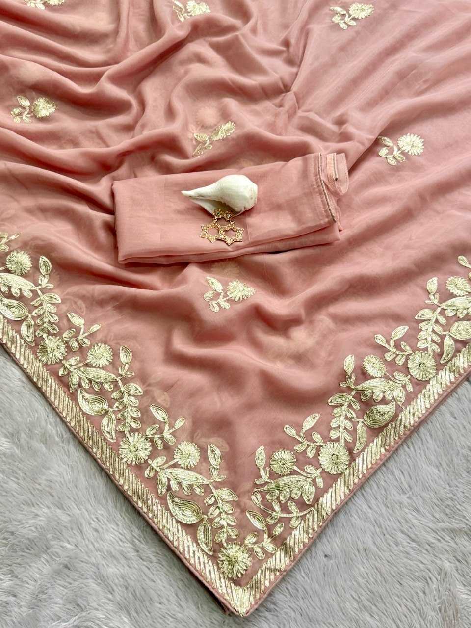 YNF Wholesale Heavy Roman Silk Party Wear Sarees  | Surat Manufacturer