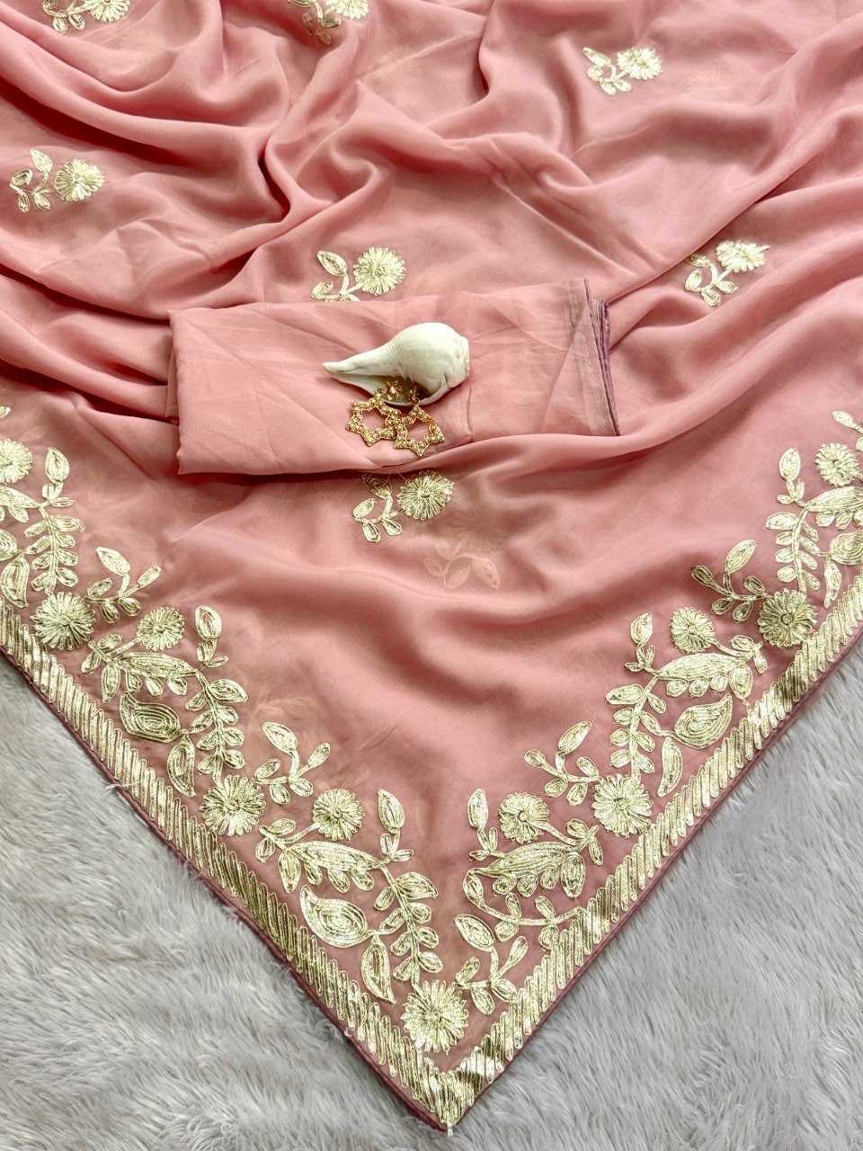 YNF Wholesale Heavy Roman Silk Party Wear Sarees  | Surat Manufacturer