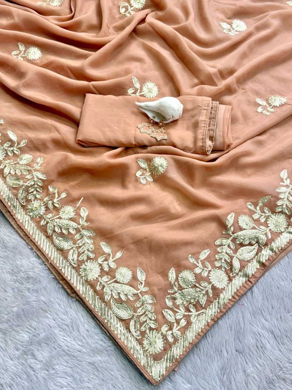 YNF Wholesale Heavy Roman Silk Party Wear Sarees  | Surat Manufacturer