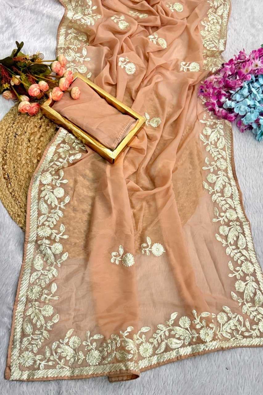 YNF Wholesale Heavy Roman Silk Party Wear Sarees  | Surat Manufacturer