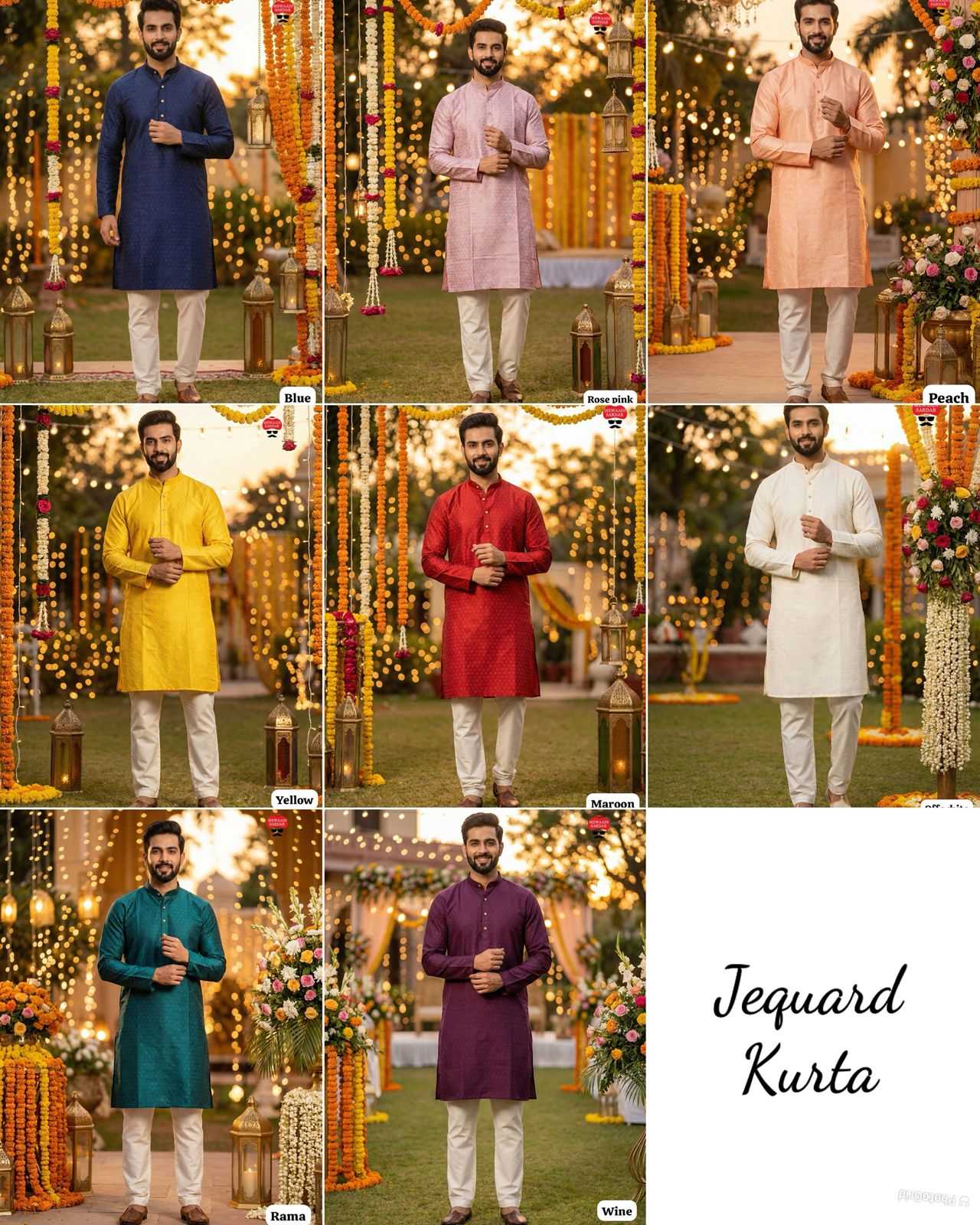YNF Wholesale Silk Mens Kurta Pyjama  | Surat Manufacturer