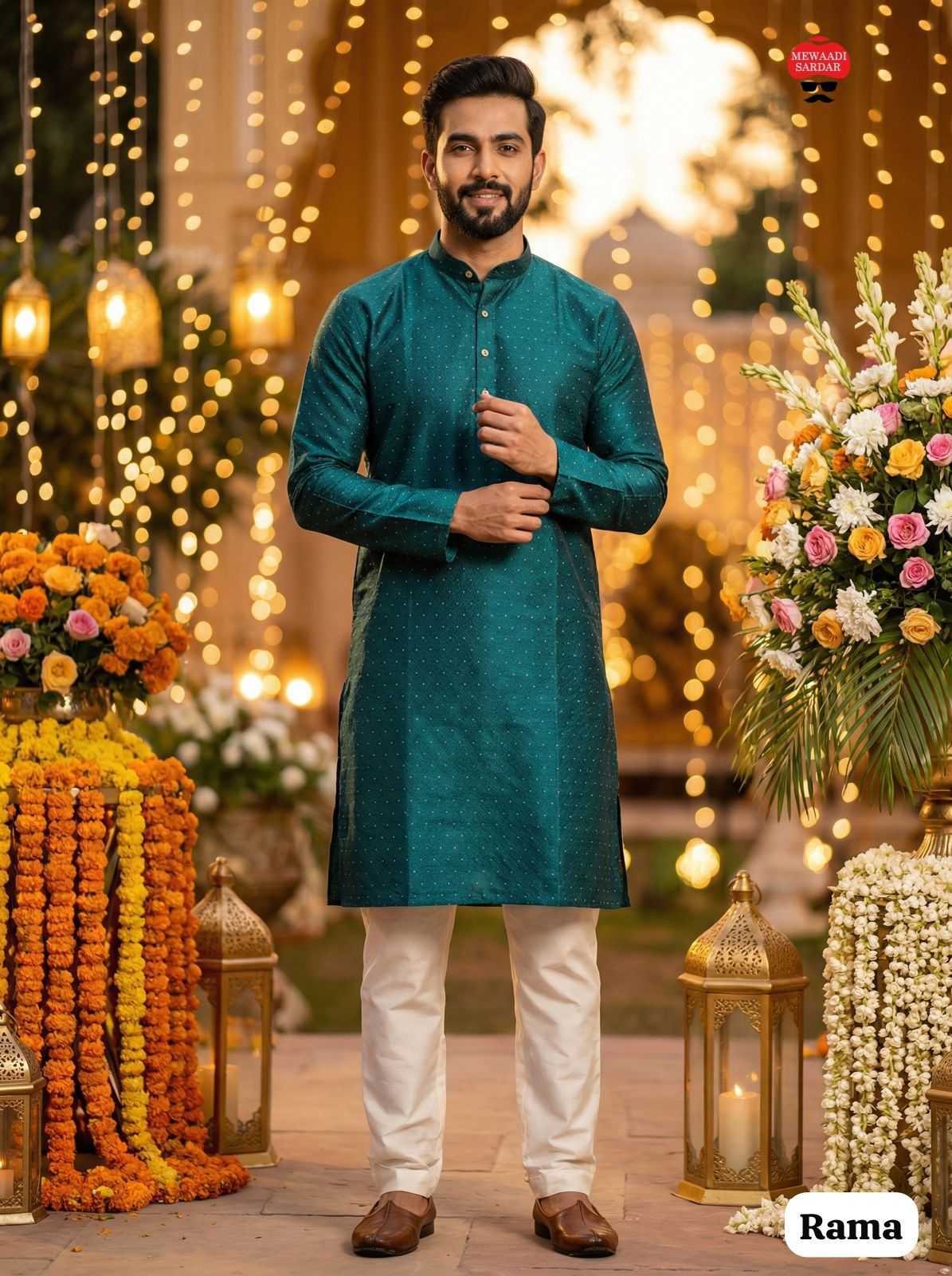 YNF Wholesale Silk Mens Kurta Pyjama  | Surat Manufacturer