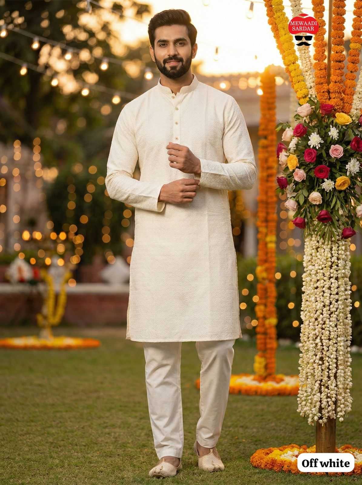 YNF Wholesale Silk Mens Kurta Pyjama  | Surat Manufacturer