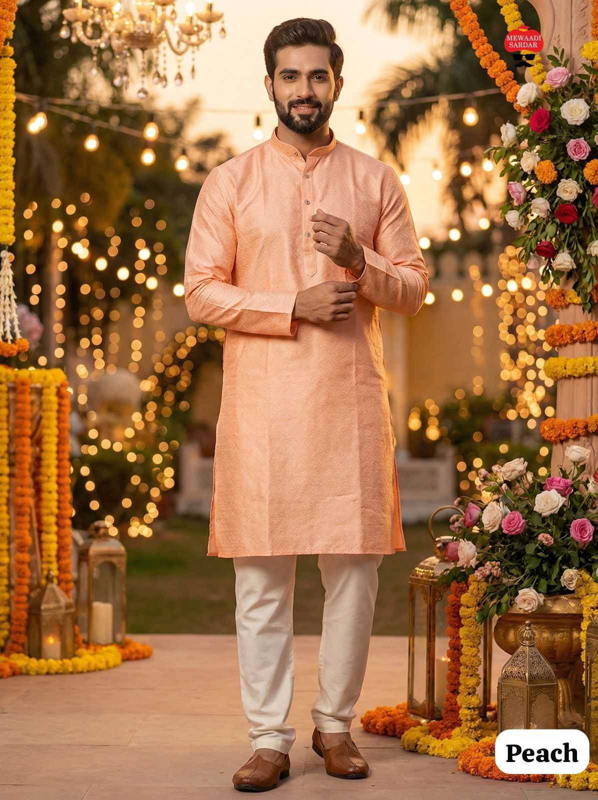 YNF Wholesale Silk Mens Kurta Pyjama  | Surat Manufacturer