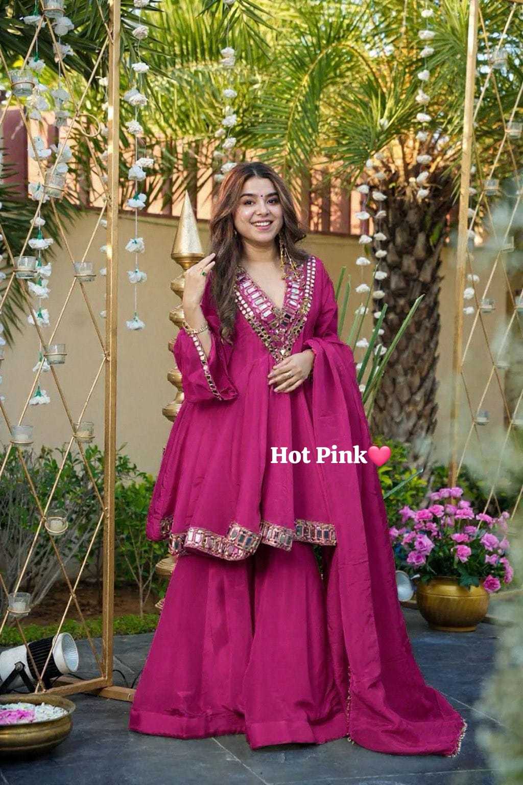 YNF Wholesale Chinon Silk Festive Kurtis  | Surat Manufacturer