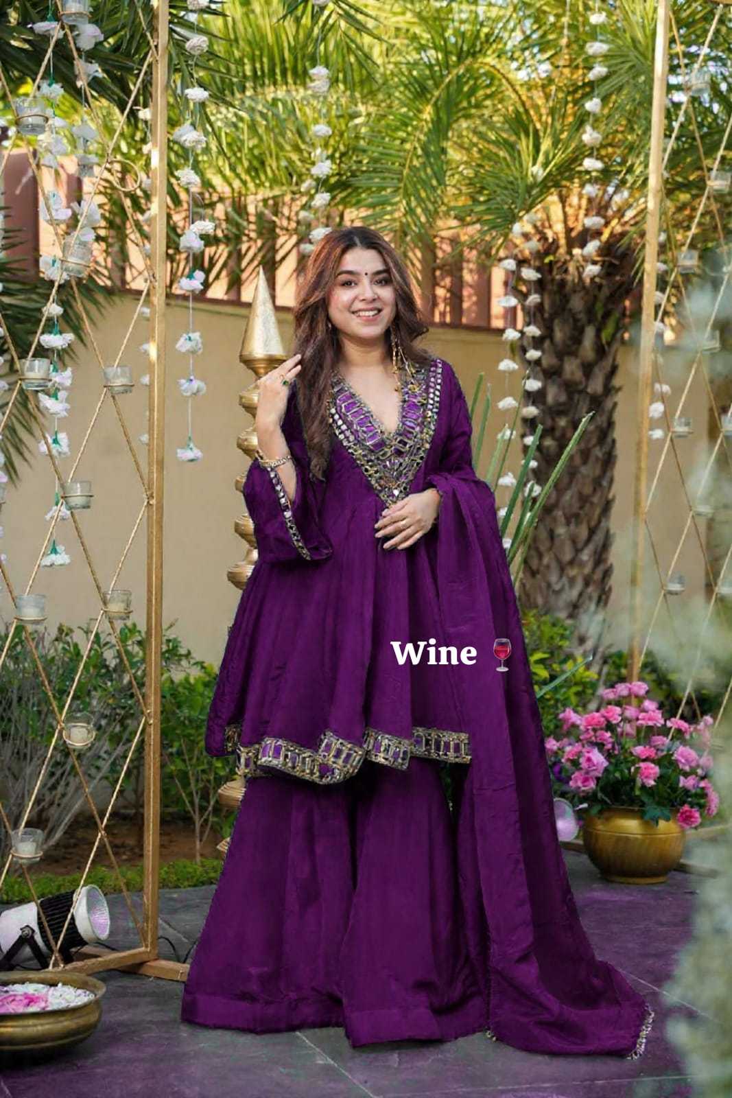 YNF Wholesale Chinon Silk Festive Kurtis  | Surat Manufacturer