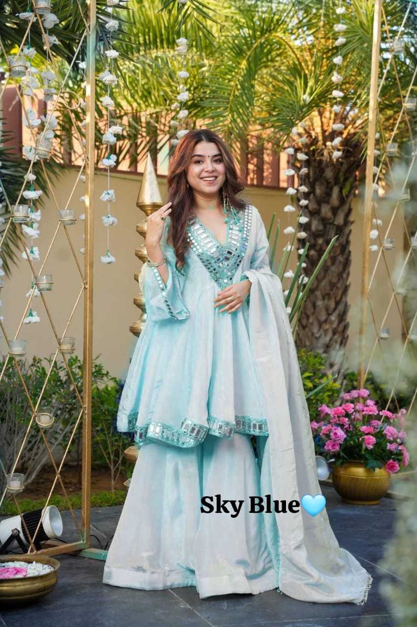 YNF Wholesale Chinon Silk Festive Kurtis  | Surat Manufacturer