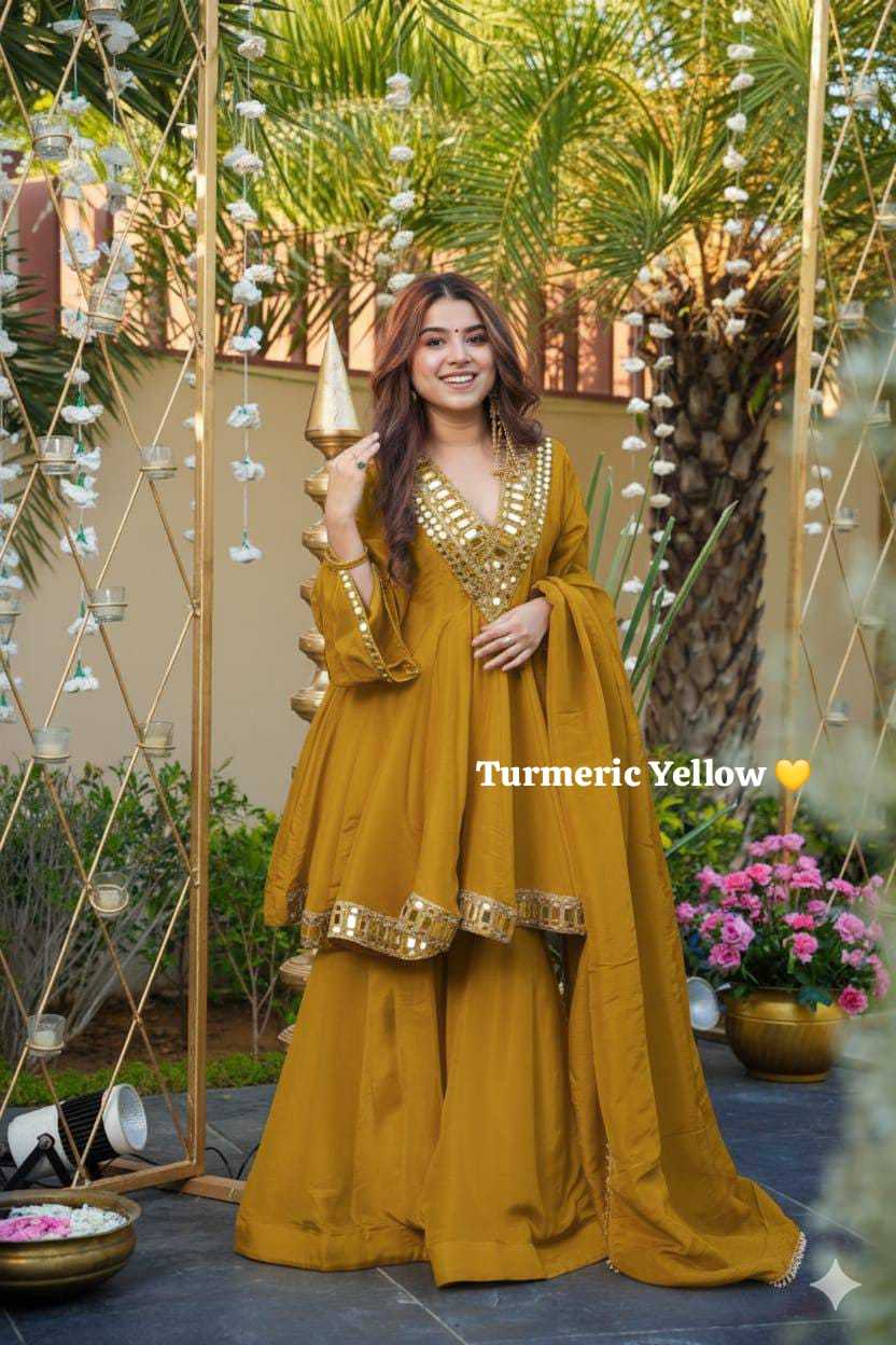 YNF Wholesale Chinon Silk Festive Kurtis  | Surat Manufacturer