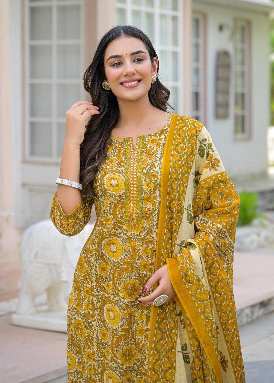 YNF Wholesale Cotton Festive Kurtis  | Surat Manufacturer