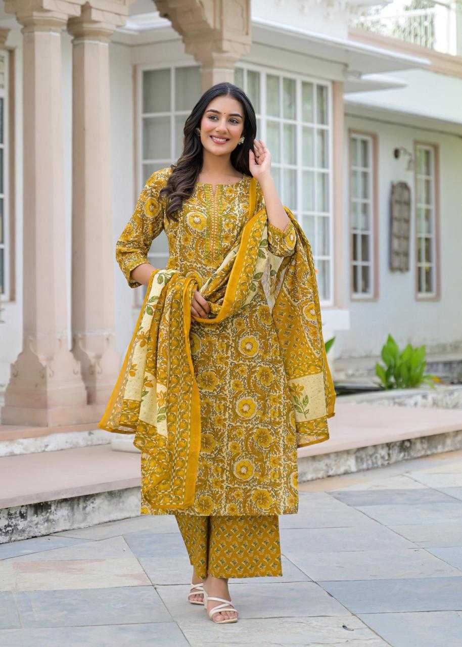 YNF Wholesale Cotton Festive Kurtis  | Surat Manufacturer
