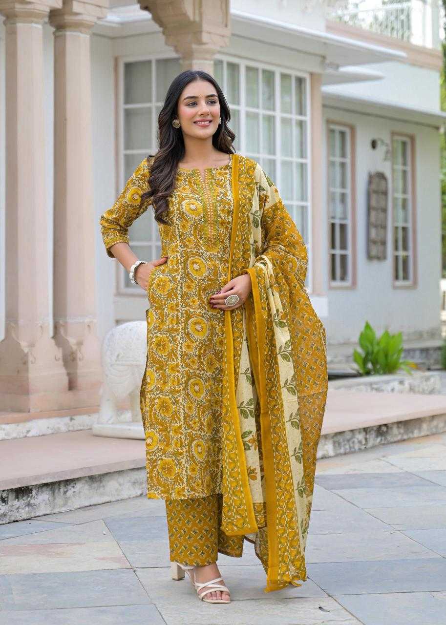 YNF Wholesale Cotton Festive Kurtis  | Surat Manufacturer