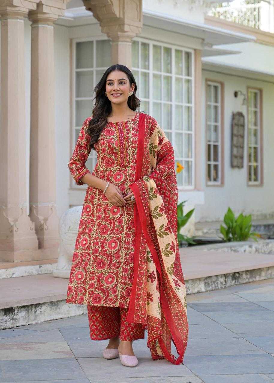 YNF Wholesale Cotton Festive Kurtis  | Surat Manufacturer