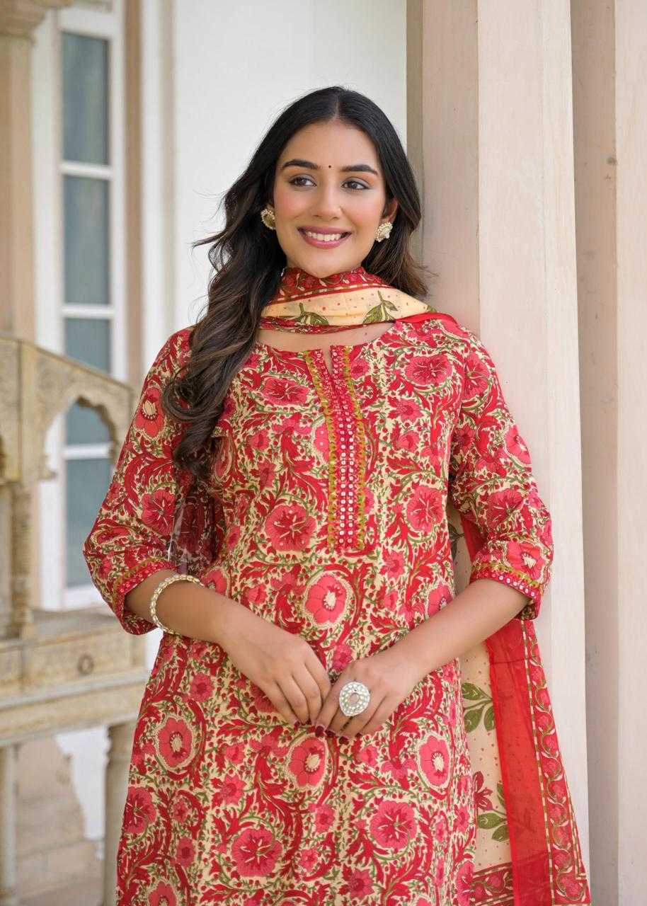 YNF Wholesale Cotton Festive Kurtis  | Surat Manufacturer
