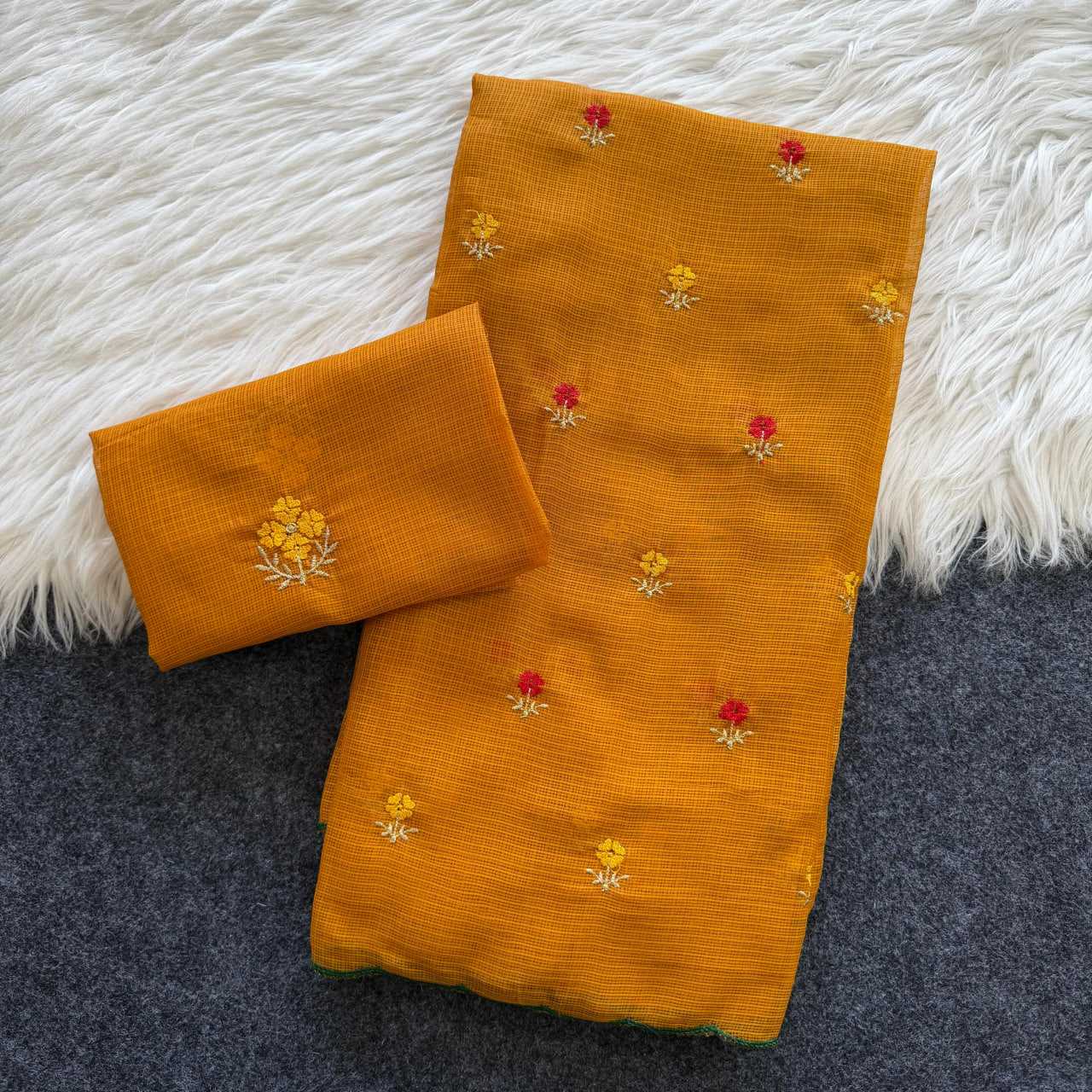 YNF Wholesale Kota Checks Party Wear Sarees  | Surat Manufacturer