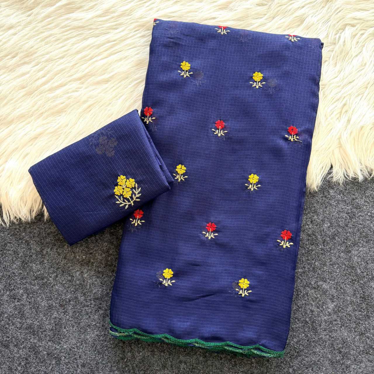 YNF Wholesale Kota Checks Party Wear Sarees  | Surat Manufacturer