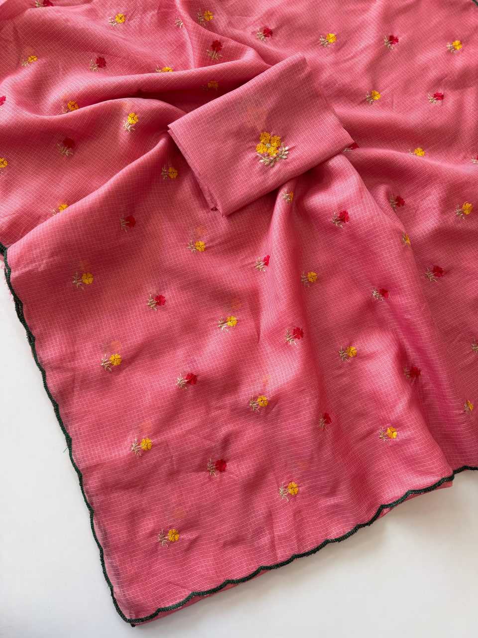 YNF Wholesale Kota Checks Party Wear Sarees  | Surat Manufacturer