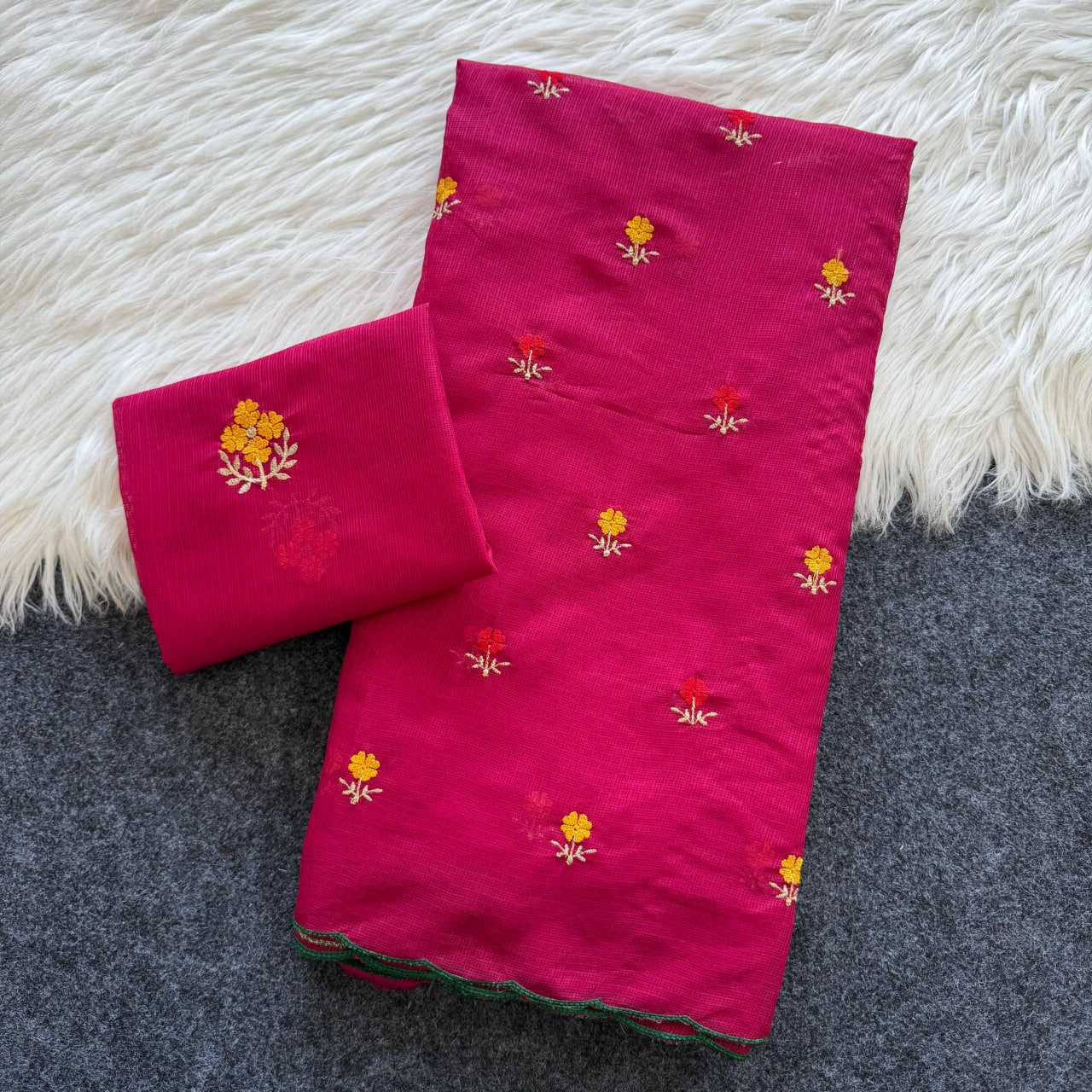 YNF Wholesale Kota Checks Party Wear Sarees  | Surat Manufacturer