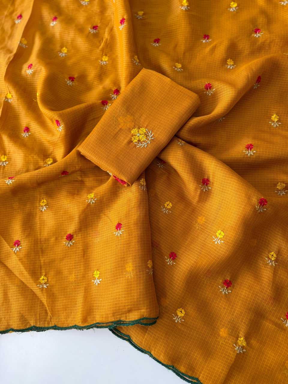 YNF Wholesale Kota Checks Party Wear Sarees  | Surat Manufacturer