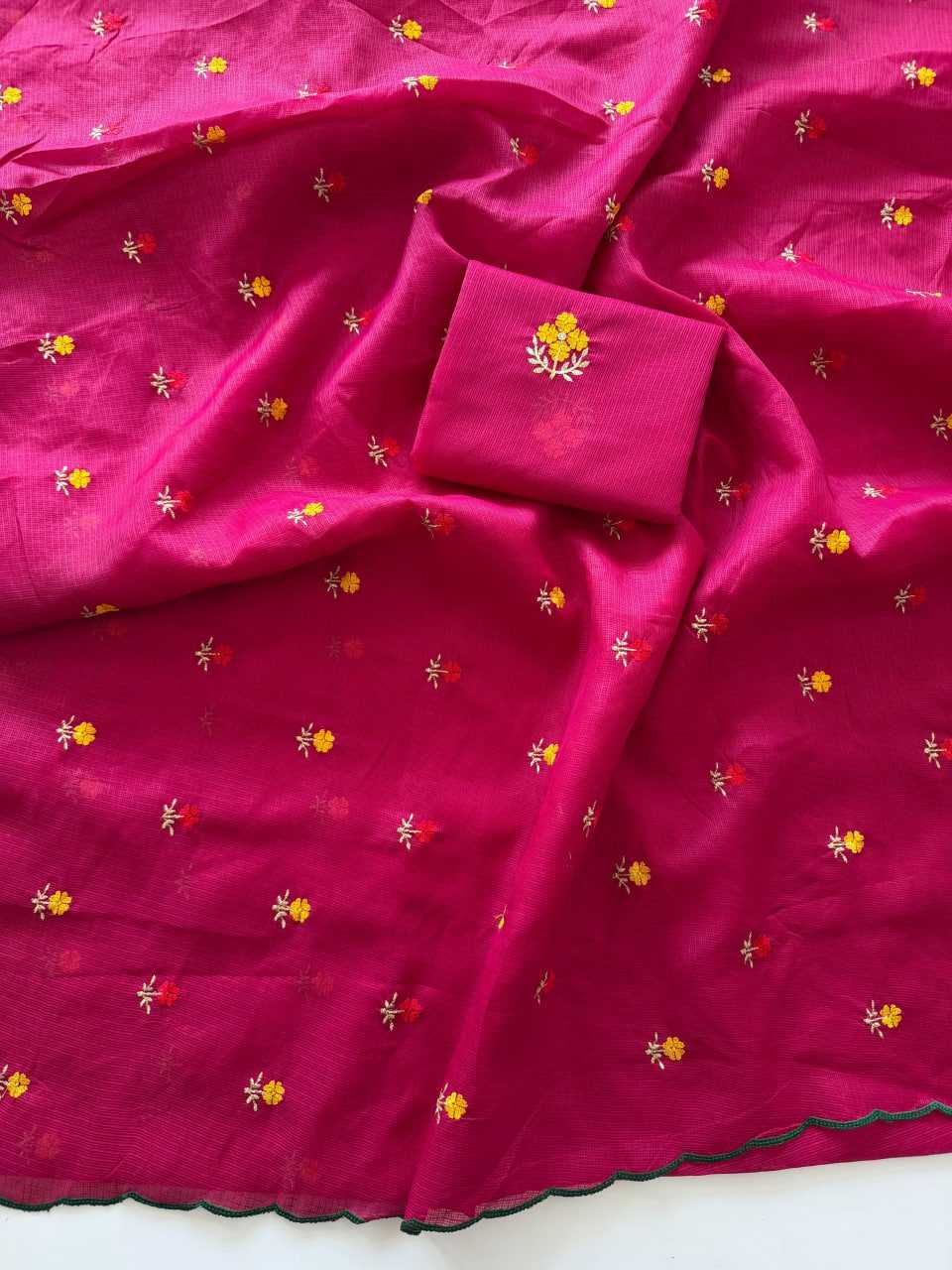 YNF Wholesale Kota Checks Party Wear Sarees  | Surat Manufacturer