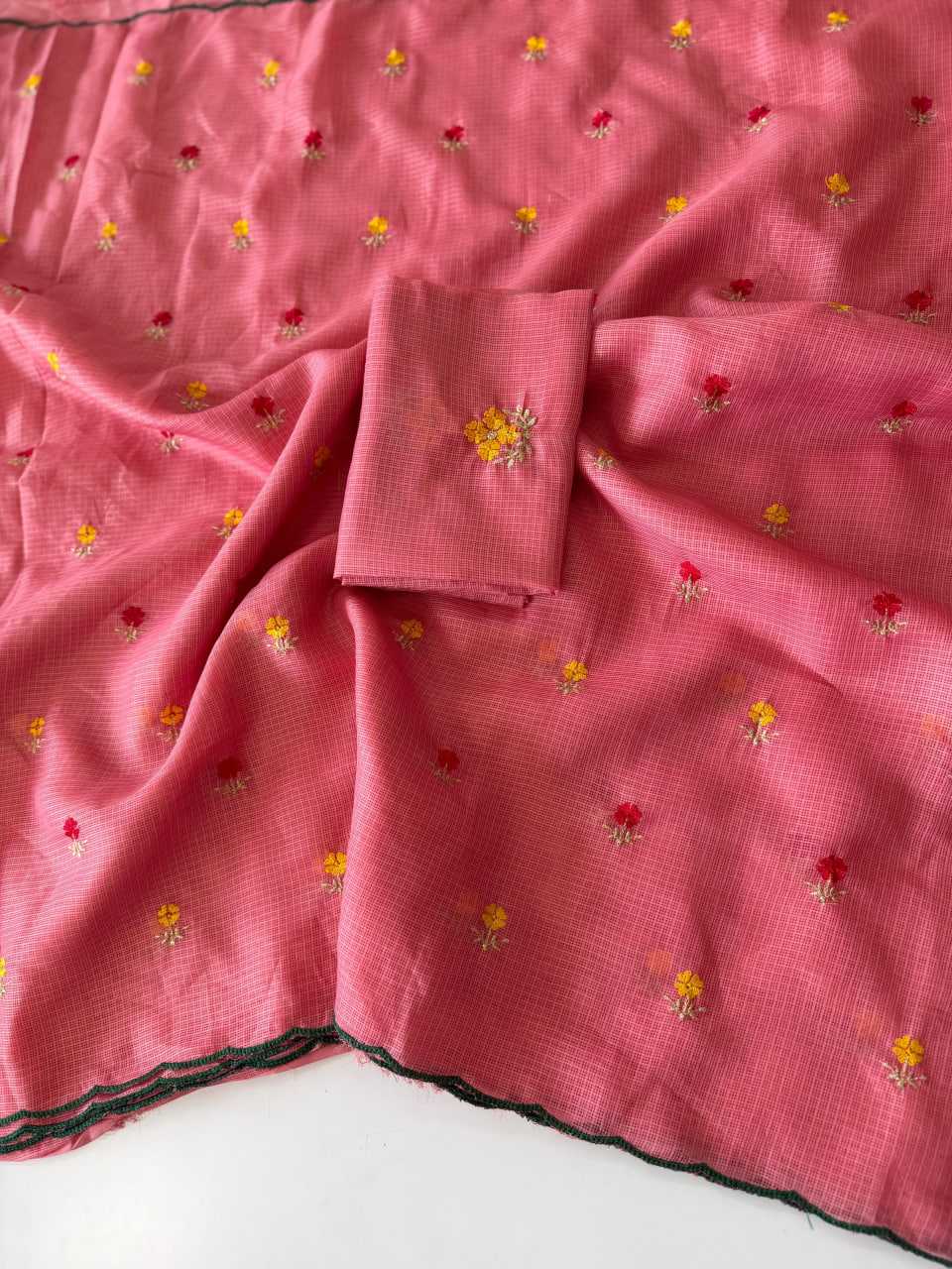YNF Wholesale Kota Checks Party Wear Sarees  | Surat Manufacturer