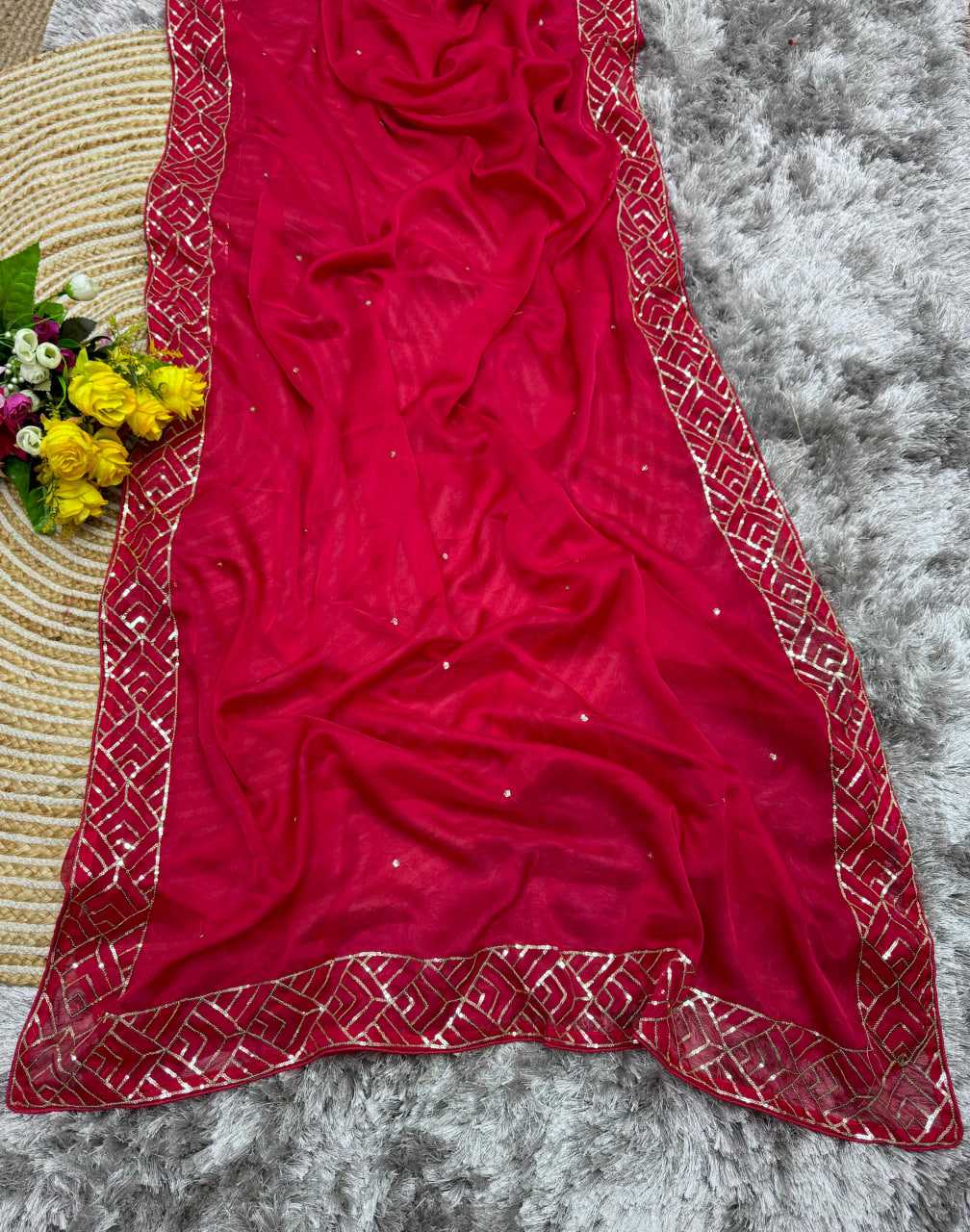 YNF Wholesale Organza Organza Sarees  | Surat Manufacturer