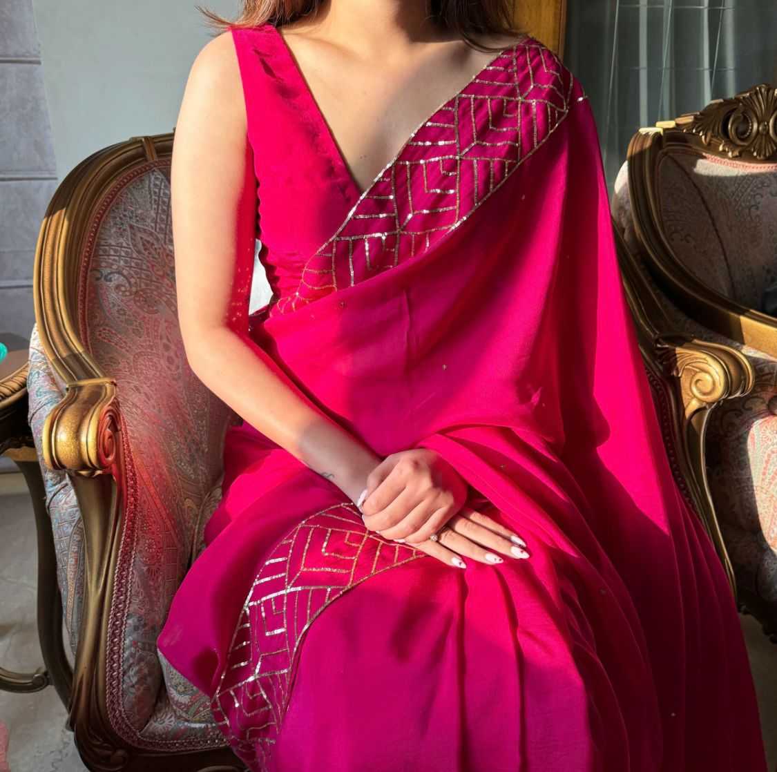 YNF Wholesale Organza Organza Sarees  | Surat Manufacturer