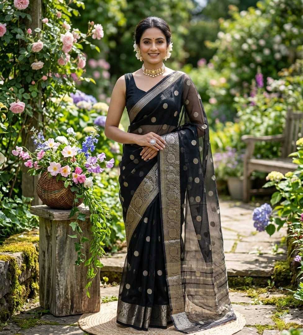 YNF Wholesale Organza Fancy Sarees  | Surat Manufacturer