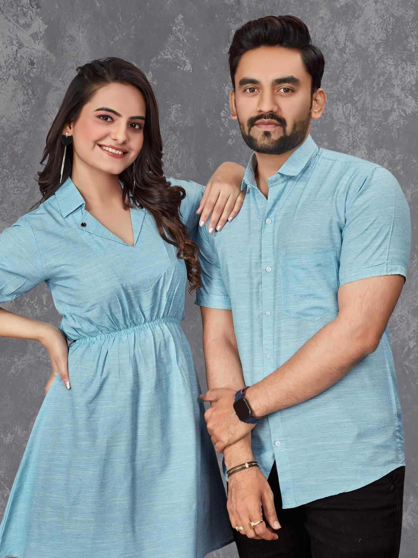 YNF Wholesale Cotton Couple Matching Ethnic Outfits  | Surat Manufacturer