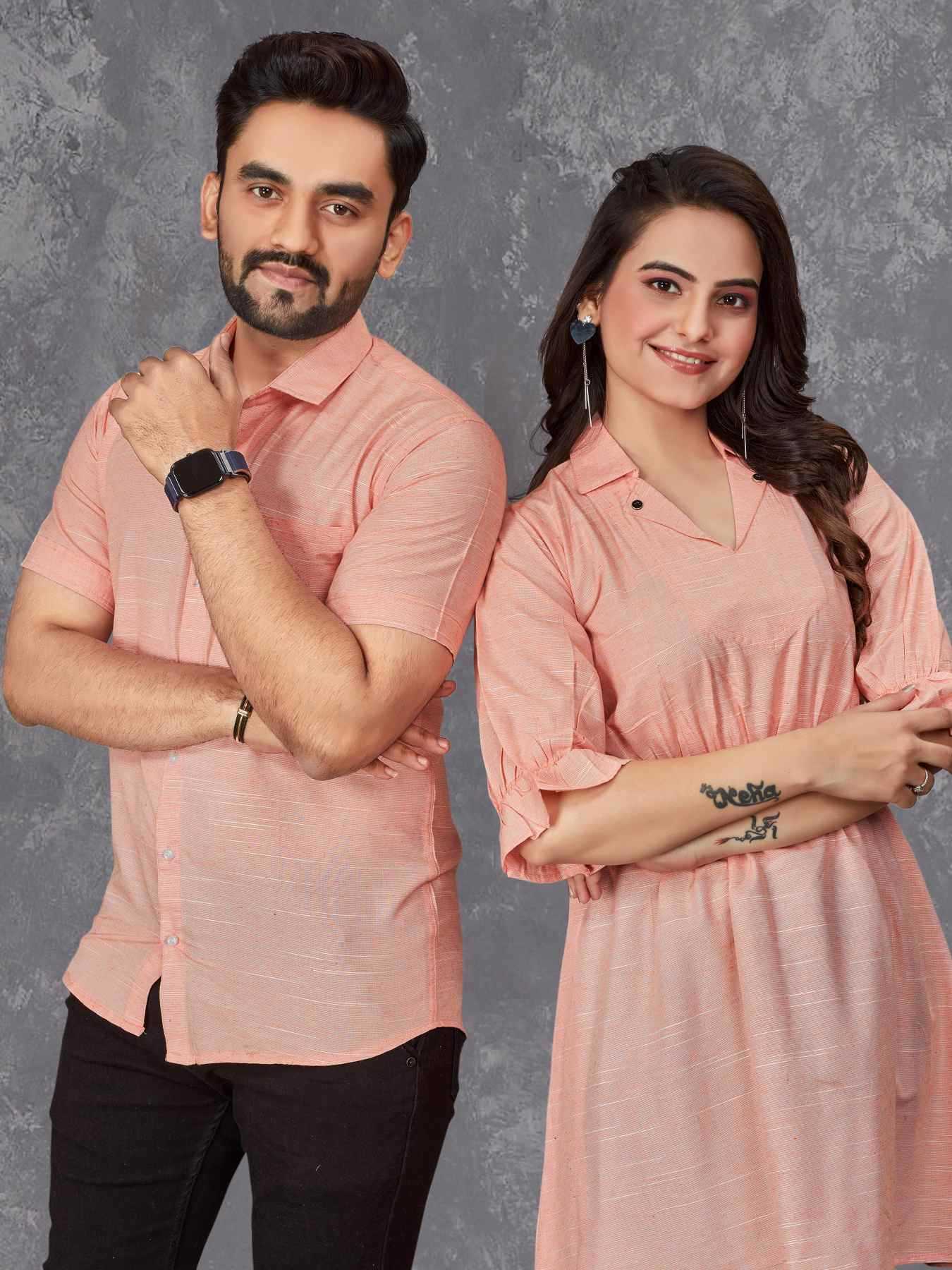 YNF Wholesale Cotton Couple Matching Ethnic Outfits  | Surat Manufacturer