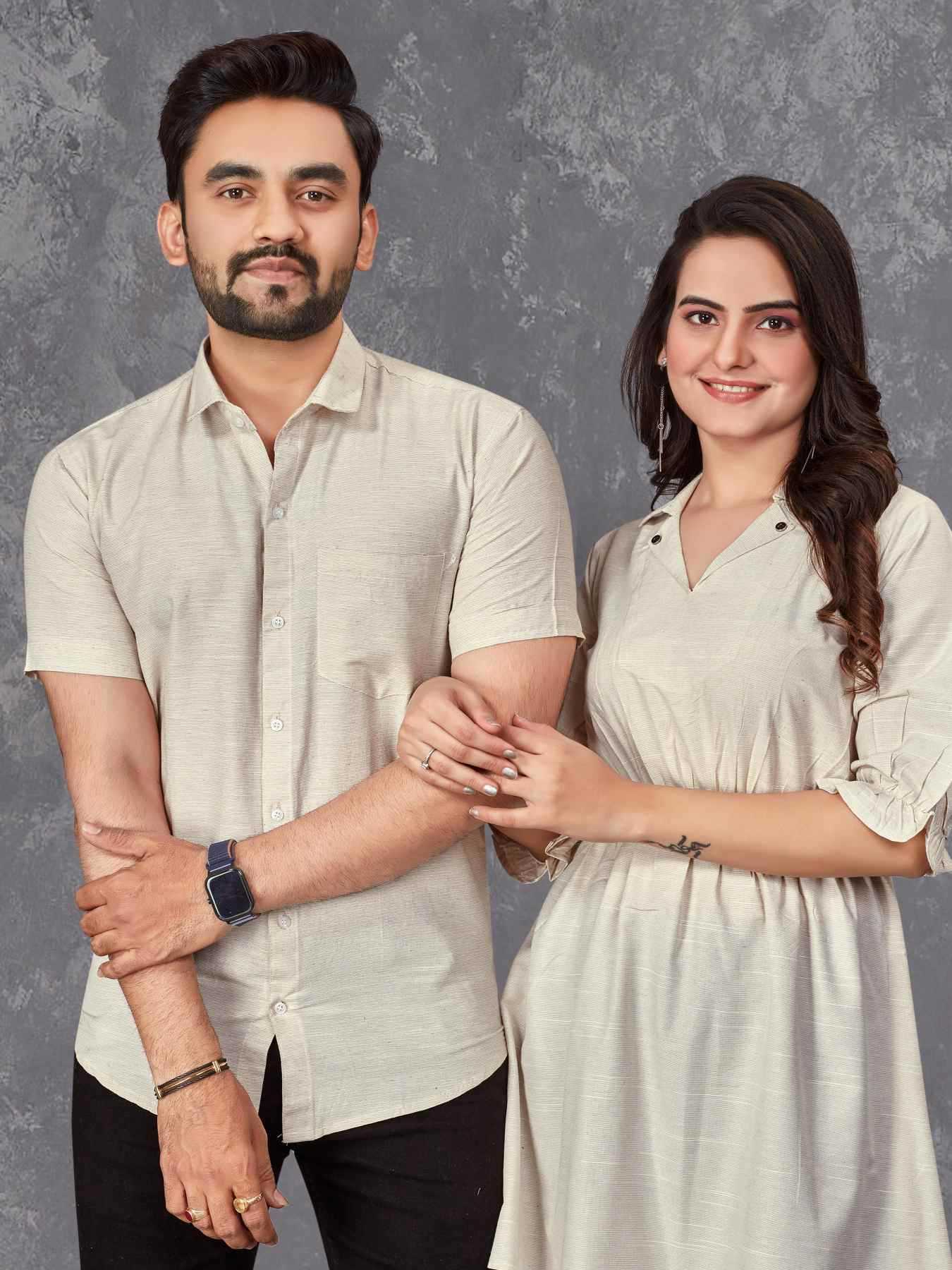 YNF Wholesale Cotton Couple Matching Ethnic Outfits  | Surat Manufacturer