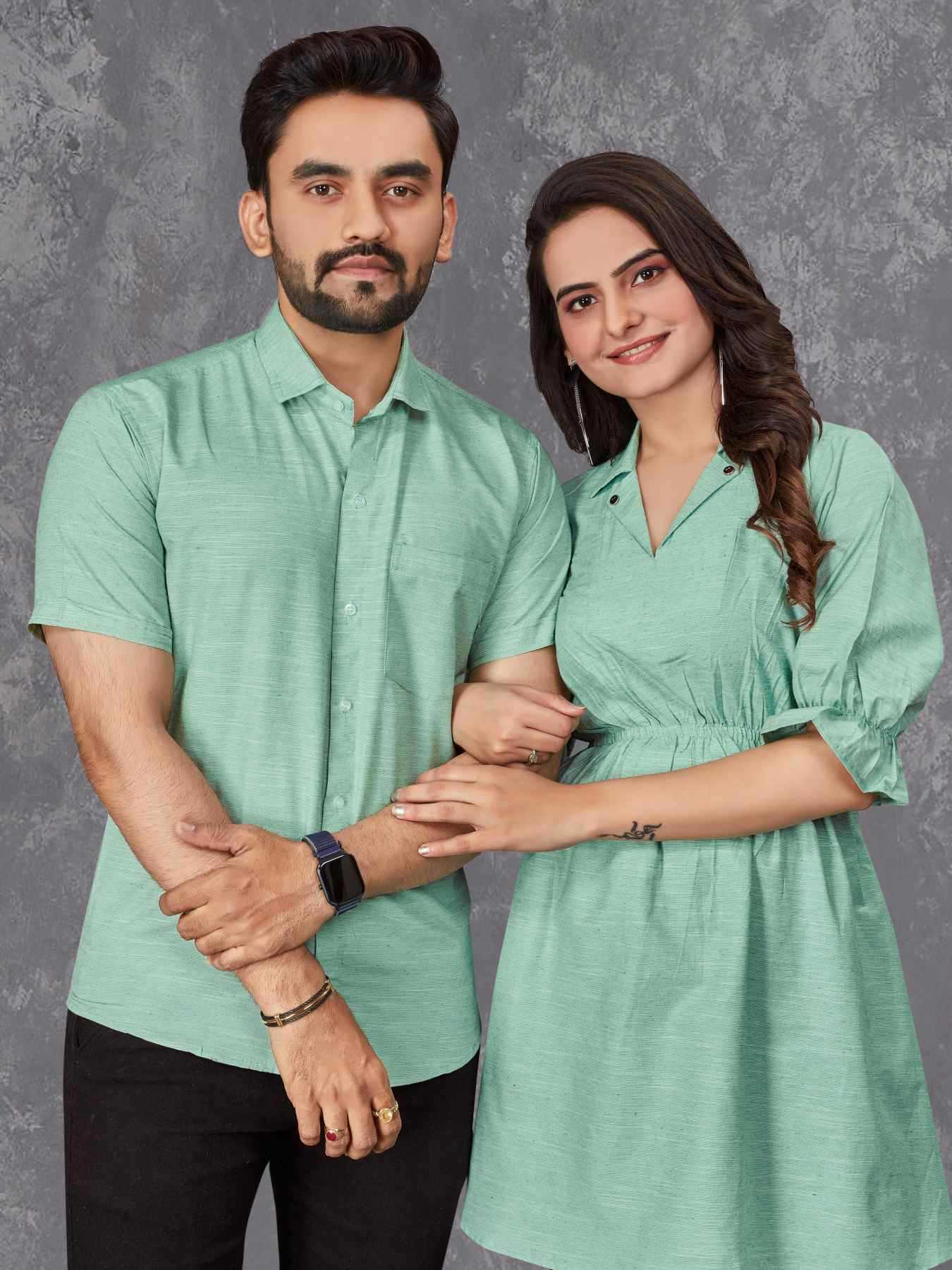 YNF Wholesale Cotton Couple Matching Ethnic Outfits  | Surat Manufacturer