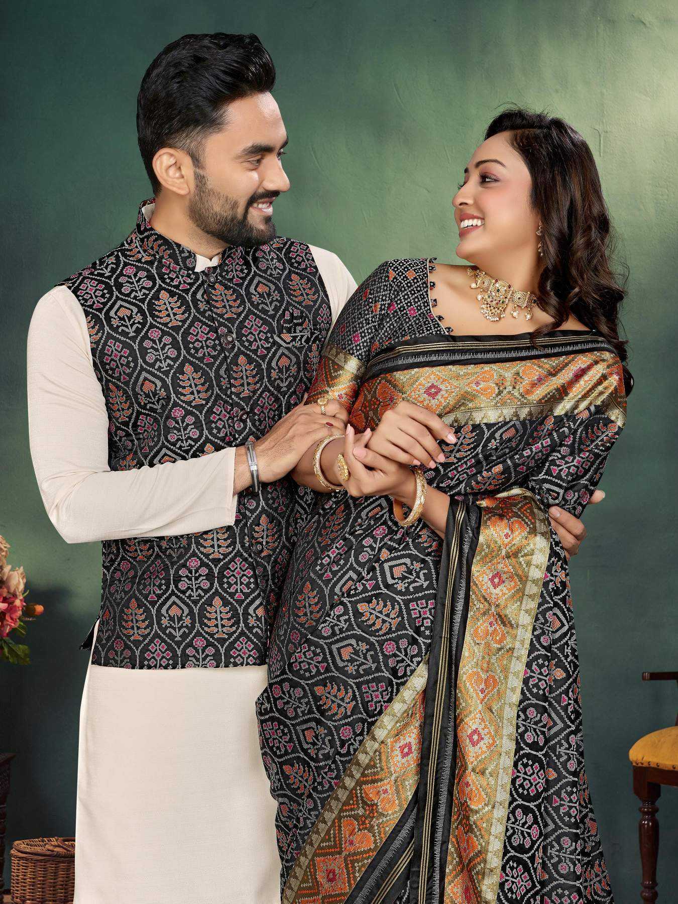 YNF Wholesale Cotton Couple Matching Ethnic Outfits  | Surat Manufacturer
