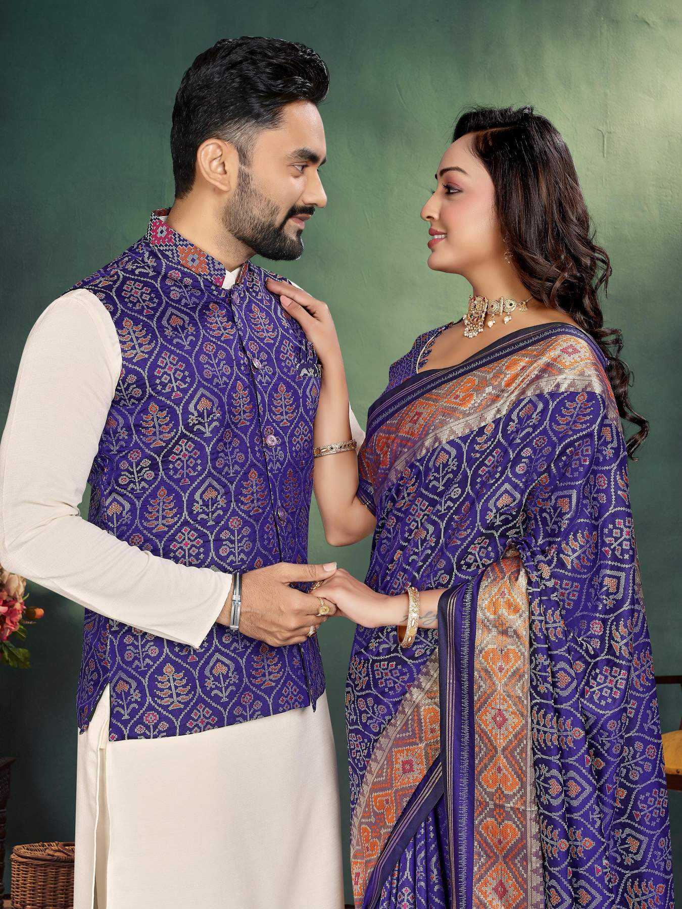 YNF Wholesale Cotton Couple Matching Ethnic Outfits  | Surat Manufacturer