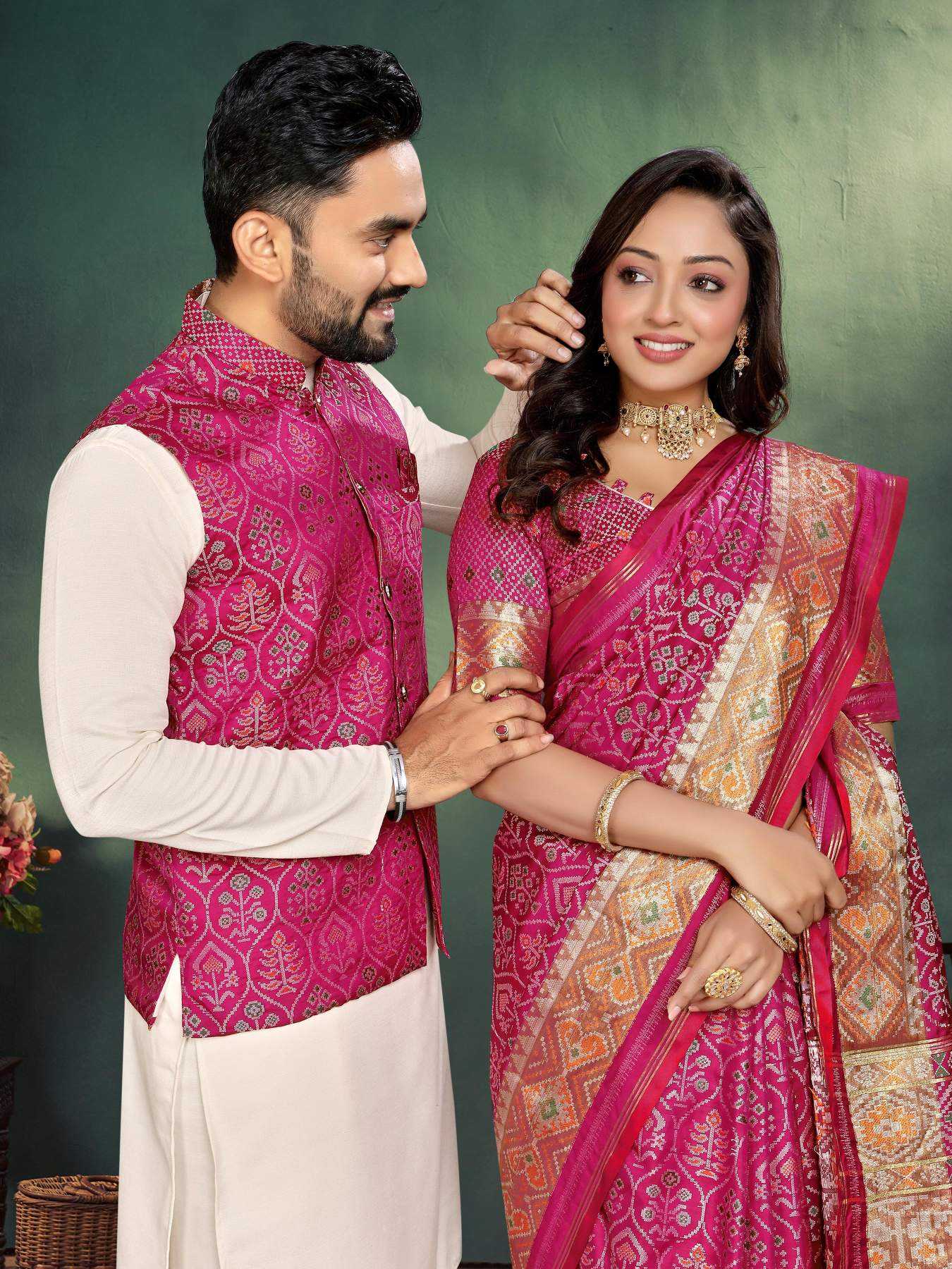 YNF Wholesale Cotton Couple Matching Ethnic Outfits  | Surat Manufacturer