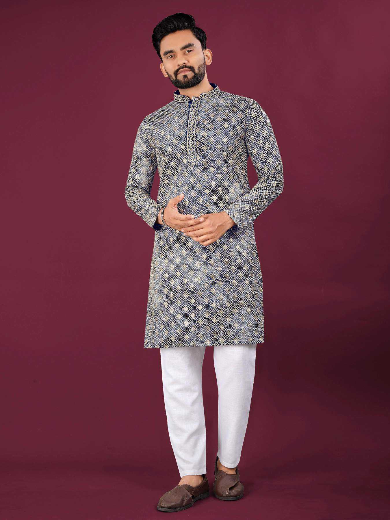 YNF Wholesale Rayon Mens Kurtas  | Surat Manufacturer
